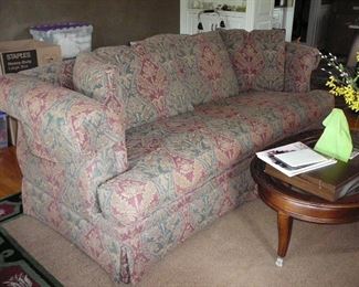 Beautiful Paisley Print Drexel Heritage Sofa