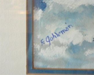 signature on water color
