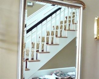 Gilted Frame Hall Mirror with shell Motif