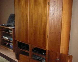 closed view of entertainment center