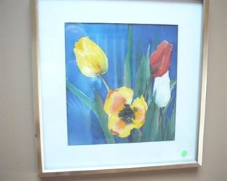 Tulips watercolor by Jane caroll
