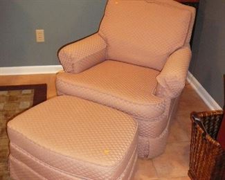 Soft Armchair and ottoman