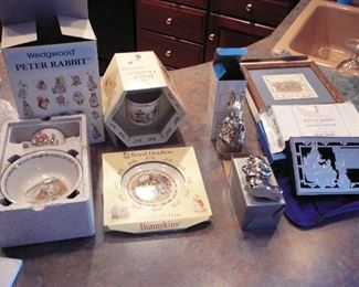 Peter Rabbit Baby Gift Collectibles by Royal Doulton and Godinger Silver