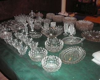 Over 90 pieces of American Fostoria