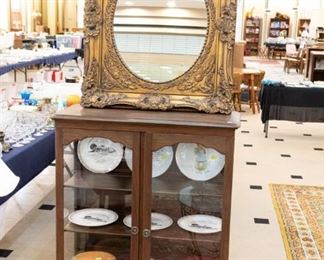 We have two of these mirrors - 35" x 30". NICE.