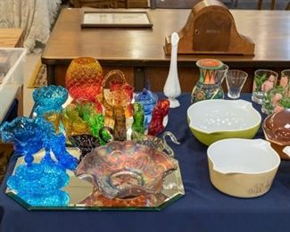 Fenton, Hobnail, Pyres, Dessert Rose....