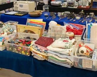 Lots of sewing, needlework, quilt blocks, etc.!