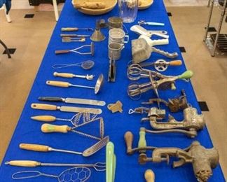 Vintage utensils, etc.