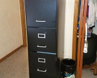 Four drawer file cabinet