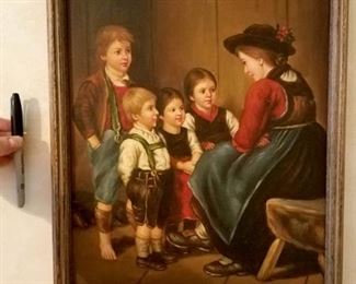 Framed original oil painting