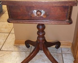 Antique accent table