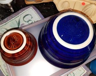 Old Western Monmouth pottery bowls