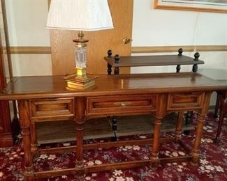 Sofa table (all wood). 