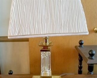 Stiffel lamp with Baccarat crystal 
