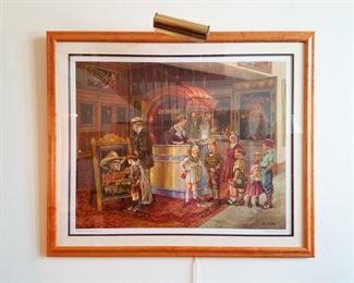 Framed Lee Dubin art