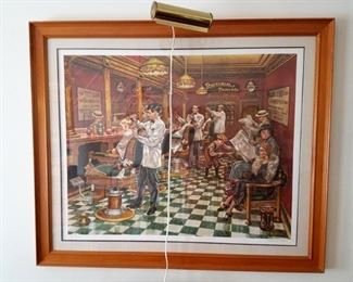 Framed Lee Dubin art