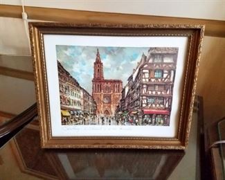 Strasbourg artist print