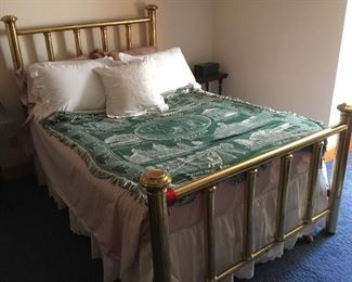 Nice Vintage Brass Bed