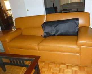 Like new leather sofa