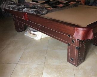 $3000 The Madison Antique Pool Table By Brunswick-Balke-Collender Co