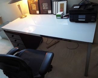 Ikea Glass Top Work Table/Desk
