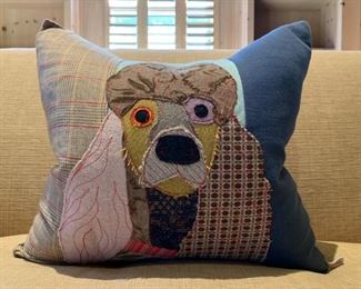 Collage Poodle Pillow