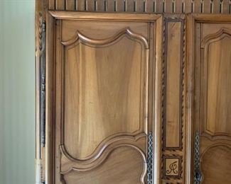 18th Century Inlaid Armoire
