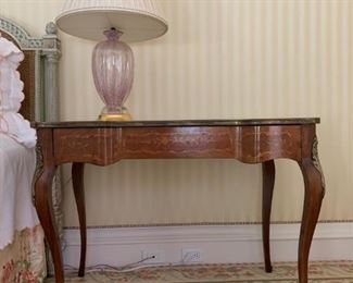 Louis XV Style Gilt Bronze Mounted Desk, Made in France