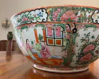 Rose Medallion Chinese Export Bowl