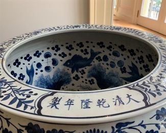 Chinese Blue and White Planter