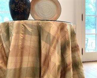 Skirted Accent Table