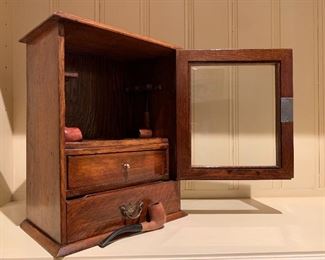 Antique Smokers Cabinet