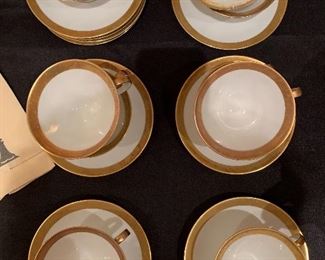 Sovereign Gold Rimmed Tea Cups