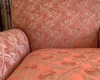 Upholstered Armchairs, PAIR