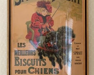 Spratt's Patent, French Dog Biscuit Lithograph