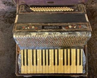 Vintage Carmen accordion