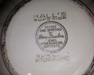 Hall superior bowls by Jewel Homemakers Institute