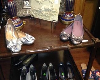 Step into the lady's shoe department