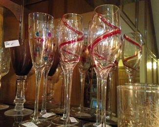 Champagne glasses