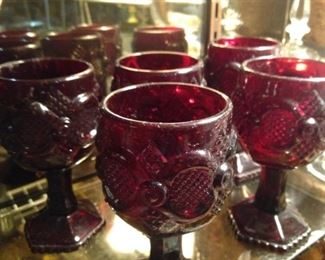 Red glassware