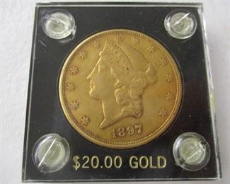 1897-S Liberty Head $20 Gold Piece