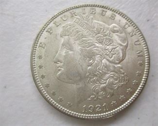 1921 Morgan Silver Dollar