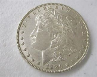 1886 Morgan Silver Dollar