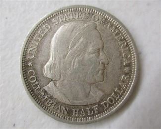 1893 Columbian Silver Half Dollar