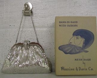 Whiting Davis Mesh Purse w/the Original Box