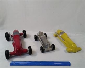 midget aluminum roadster toy race cars