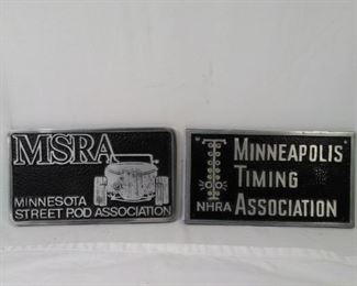 Car club plaques plates