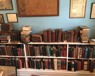 Eclectic collection of antique and rare books from around the globe.