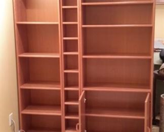 Sturdy Scandinavian style bookcase with lots of storage.