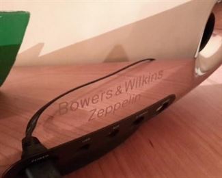 Bowers & Williams Zepellin Air Wifi Bluetooth Speaker, black.